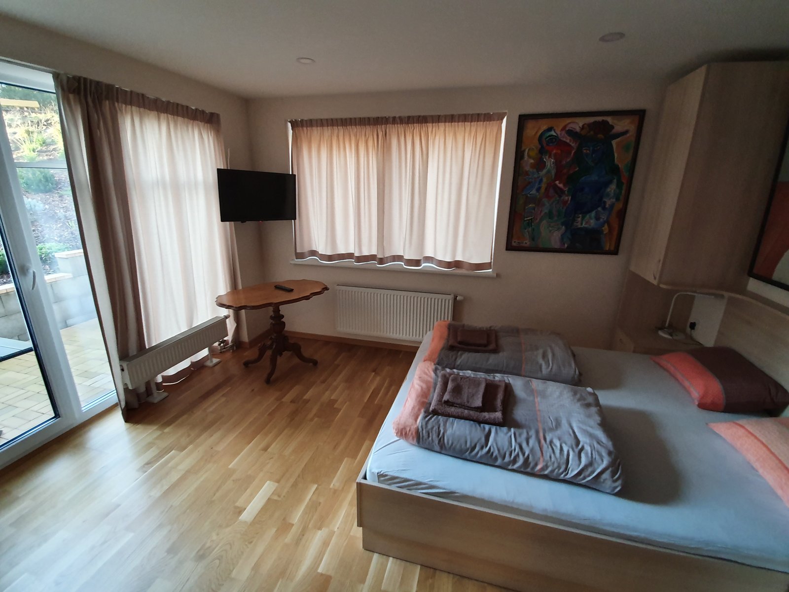 One-bedroom apartment – sleeping area