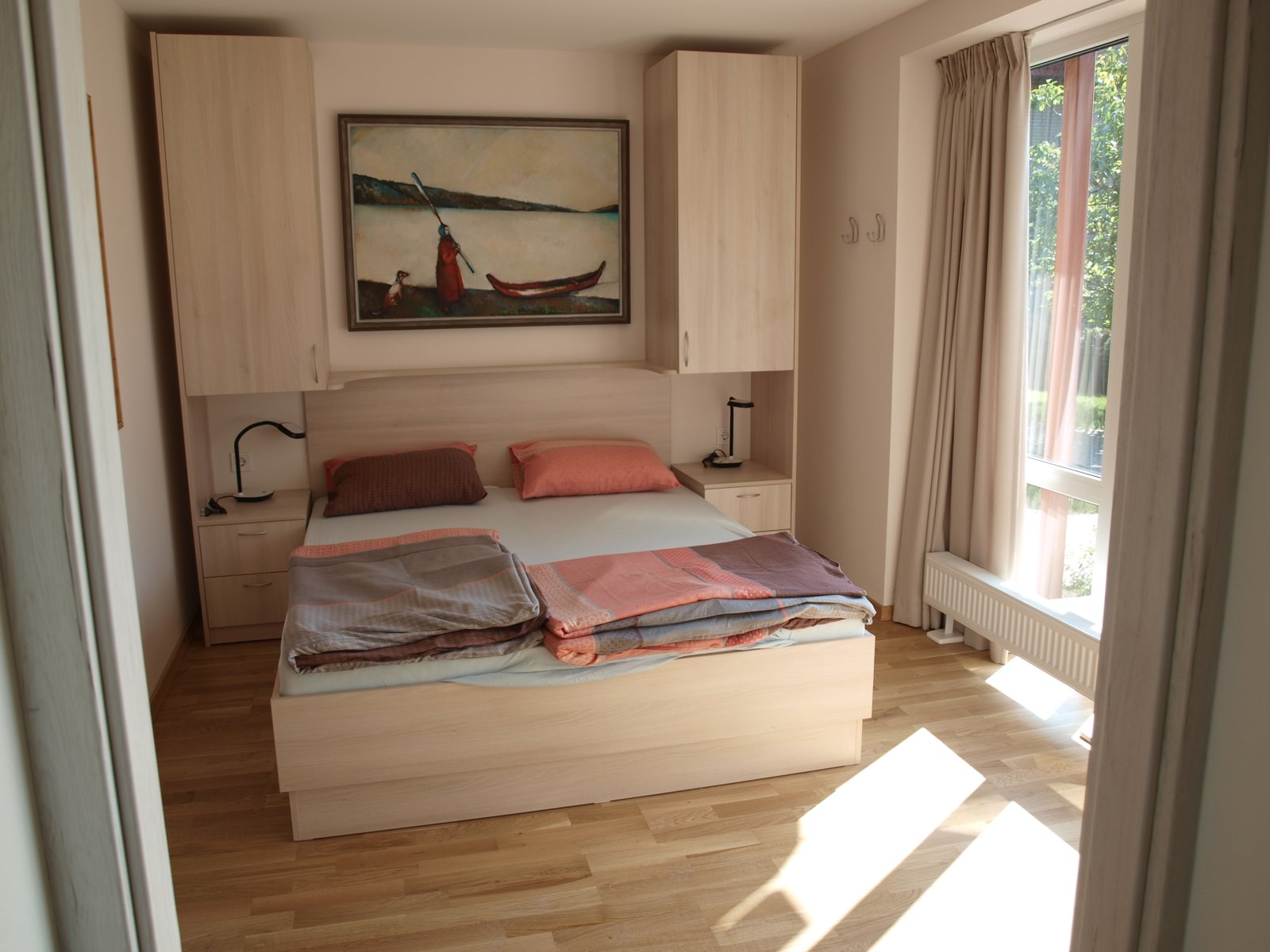 Standard double room – sleeping area